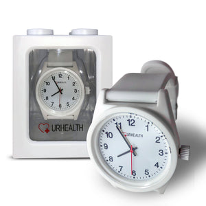 URHEALTH Nurse Watch | Unisex Watch for Medical Professionals | Easy to Read Dial | with Second Hand | Silicone Bands