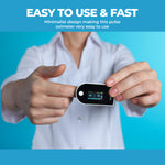 Load image into Gallery viewer, URHEALTH Pulse Oximeter | Fingertip Pulse Oximeter | Blood Oxygen Saturation Monitor with Lanyard
